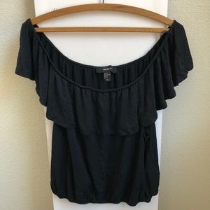 Off-the-Shoulder Flounce Top